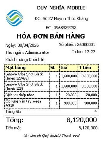 PHẦN MỀM QUẢN LÝ CỬA HÀNG ĐIỆN THOẠI ☎️ 0946.111.675