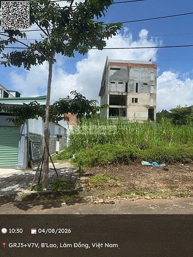 Đất Mặt tiền Khu phố 3, phường B'Lao (7 x33m = 234m2 full Thổ cư)