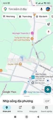 BÁN NHÀ TRUNG TÂM SƠN HÒA - CAO RÁO - KHÔNG LO NGẬP