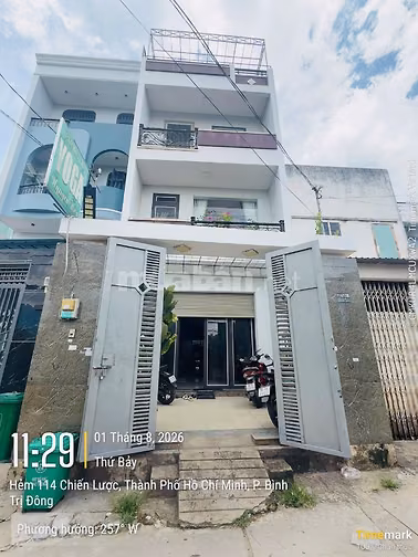 Bán nhà hẻm 7m đường Chiến Lược, Phường Bình Trị Đông, TP. Hồ Chí Minh