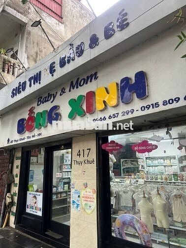 Cho thuê mặt bằng kinh doanh 60m2, 2 mặt tiền đường Thụy Khuê