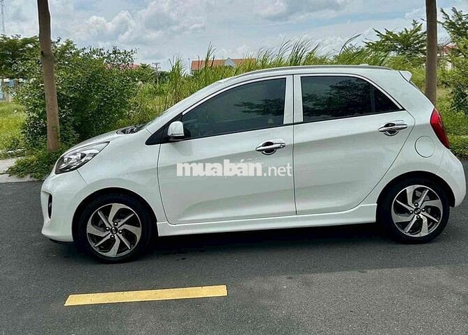 Kia Morning 2018 Full 1.25 Tự động Trắng 90k km