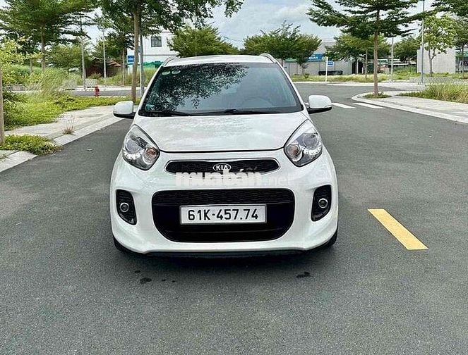 Kia Morning 2018 Full 1.25 Tự động Trắng 90k km