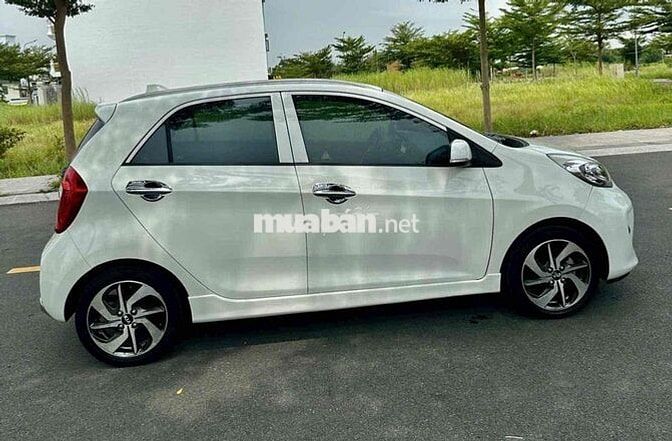 Kia Morning 2018 Full 1.25 Tự động Trắng 90k km