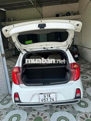 Kia Morning 2018 Full 1.25 Tự động Trắng 90k km