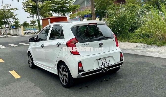 Kia Morning 2018 Full 1.25 Tự động Trắng 90k km