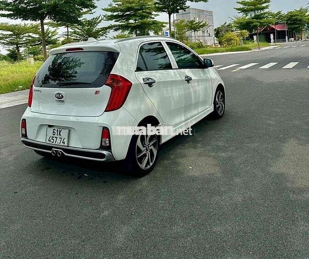 Kia Morning 2018 Full 1.25 Tự động Trắng 90k km