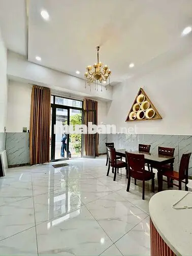 NHÀ PHỐ GẦN CẦU AN LỘC, TRỆT, 3 LẦU, 5PN, NỘI THẤT CƠ BẢN 
