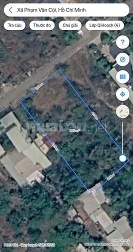 Chủ cần bán lô đất, có căn nhà nhỏ , mặt tiền đường Phạm Văn Cội , Củ 