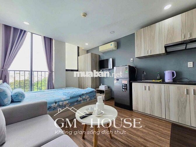 Căn Stu Ban Công 33m2 FullNT Có Thang Máy, Hầm Xe, Bảo Vệ 24/7