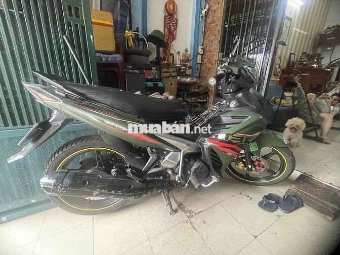 xe máy 50c DETECH Exciter 2023 Xanh rêu