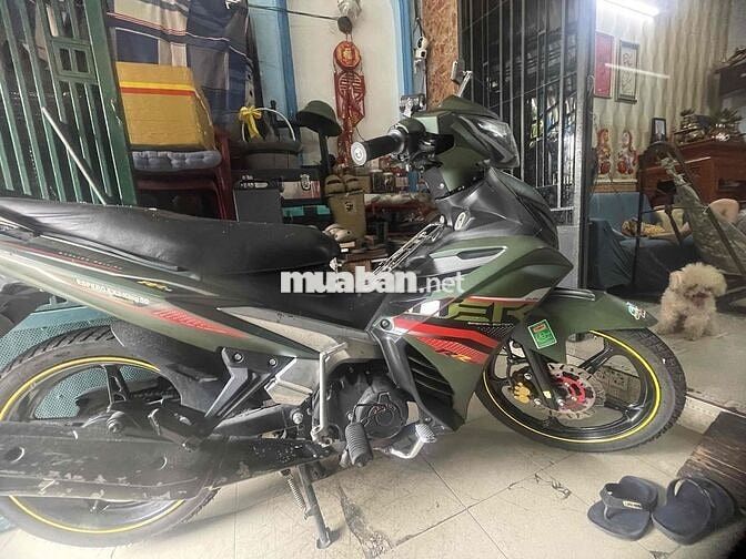 xe máy 50c DETECH Exciter 2023 Xanh rêu