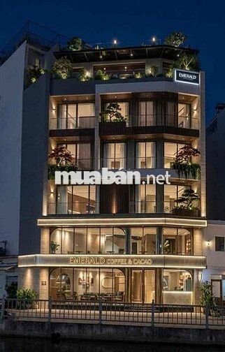 CHO THUÊ TÒA NHÀ 6 TẦNG MẶT TIỀN BỜ KÈ PHẠM HUY THÔNG, P6, GÒ