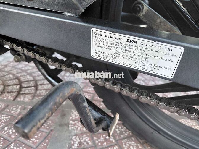 SYM Galaxy 50cc 2023 Xám xi măng 10000 KM