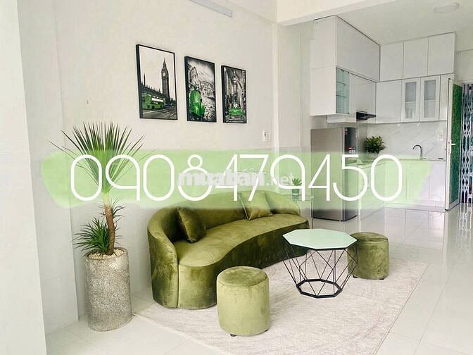 CHO THUÊ CHCC PHAN VĂN TRỊ – Q5 | 2PN 2WC | THANG MÁY | FULL NỘI THẤT