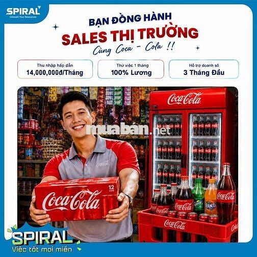 [LẠNG SƠN] CƠ HỘI LÀM VIỆC TẠI COCA-COLA