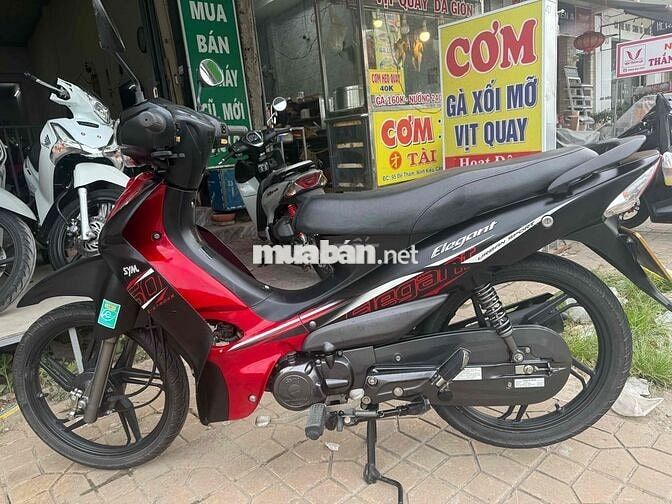 SYM Elegant 50cc  2023 Đỏ Đen