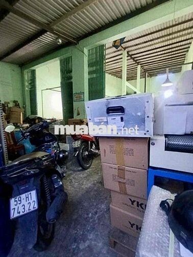 Kho Xưởng 3Pha 8x25m (Trống Suốt) Nền Gạch Men. Hẻm Tải 8m. Gò Xoài