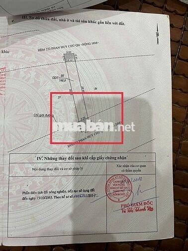 BÁN ĐẤT MẶT TIỀN PHAN HUY CHÚ – VỊ TRÍ ĐẸP, TIỀM NĂNG TĂNG GIÁ
