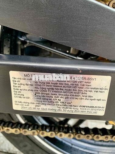 Yamaha Exciter 155 VVA 2021 Chính Chủ Giá Tốt