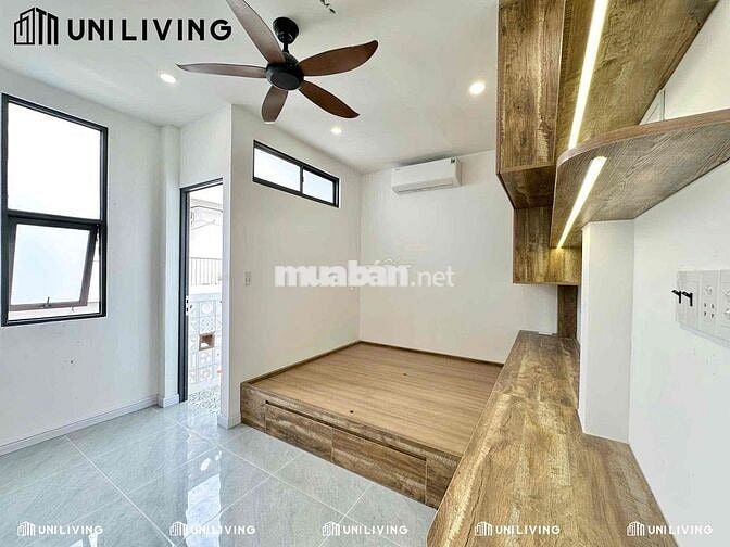 CHO THUÊ STUDIO PHẠM VĂN ĐỒNG GIGAMALL ĐH HUB BAN CÔNG  SIÊU THOÁNG