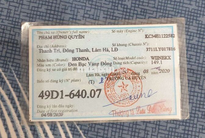 Honda Winner V2 Đen vàng đồng