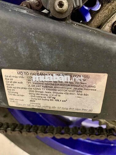 Yamaha R15 V4 2022 Xanh GP Odo 9900 km Chính Chủ