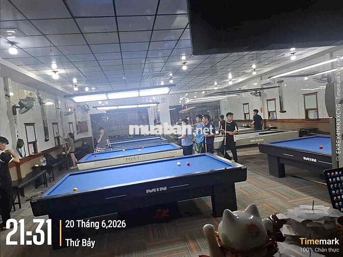 Sang quán bida 260 triệu còn bớt bao cọc 50 triệu