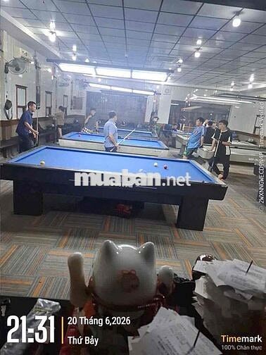 Sang quán bida 260 triệu còn bớt bao cọc 50 triệu