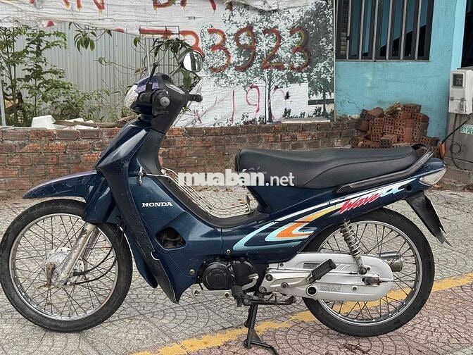 Honda Wave Alpha 2002 Xanh Máy zin