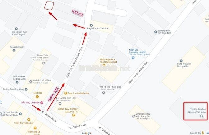 Nhà cấp 4 nguyên căn, 32m2, Dương Quảng Hàm, P.5 cũ (Phường An Nhơn)