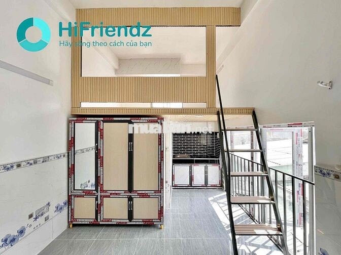 Khai trương phòng căn hộ dịch vụ có gác cao 2m có cửa sổ mới ở quận 11