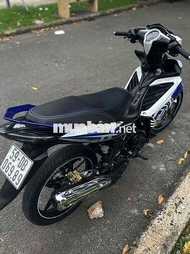 Yamaha Exciter 135 Trắng xanh Côn tay Việt Nam