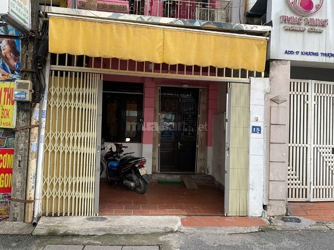 Chính chủ cho thuê nhà DT 12 m2 mặt phố Khương Thượng, tiện KD gần ĐH
