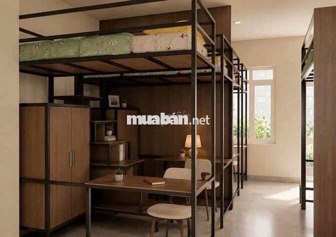 🔥 Giường Dorm 2TR8 Bao tất cả Chi Phí – Sát HUTECH, HIU, UEF