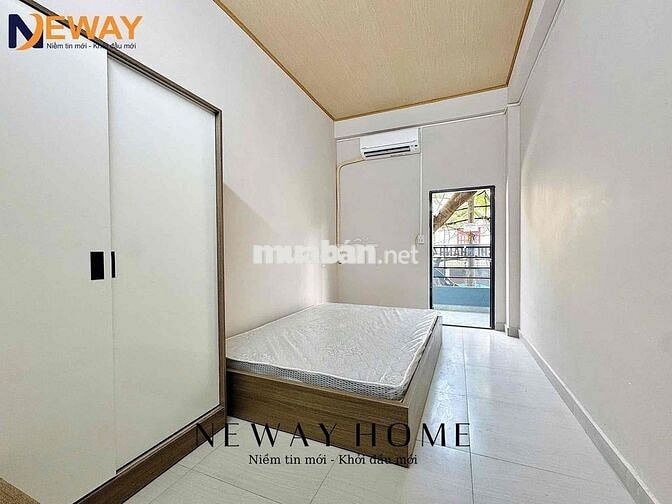 2 Phòng ngủ mới xây có ban công kế đại học Văn Hiến - có sẵn nội thất