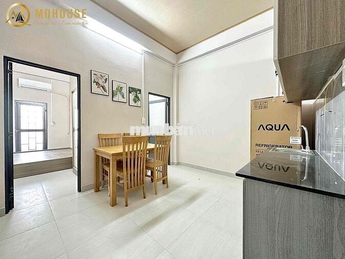 2 Phòng ngủ mới xây có ban công kế đại học Văn Hiến - có sẵn nội thất