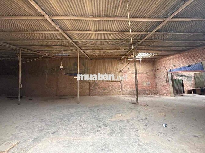 Cho Thuê Xưởng (400m2, điện 3Fa) gần Gas Hố Nai, đường xe Cont-giá:6tr