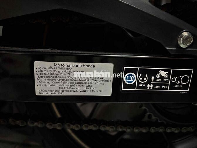 Honda Winner X V3 ABS 2022 Bạc 22000 km
