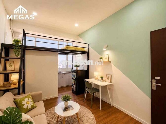 PHÒNG TRỌ NGAY UEH CS B - THANG MÁY, BẢO VỆ - FULL NỘI THẤT từ 5tr