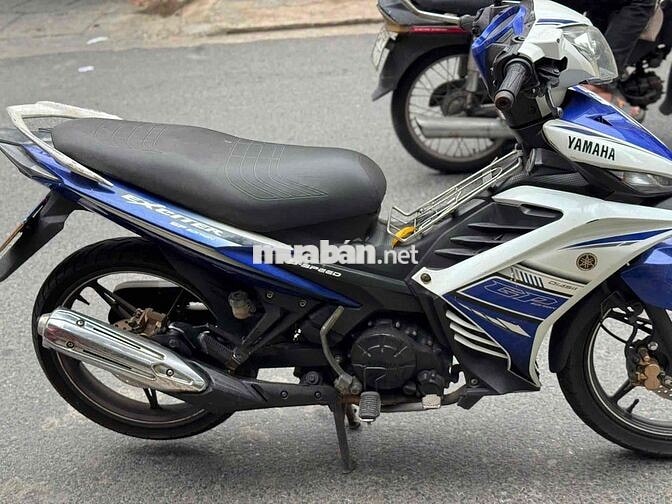 Yamaha Exciter 135 Trắng Xanh Xe côn tay