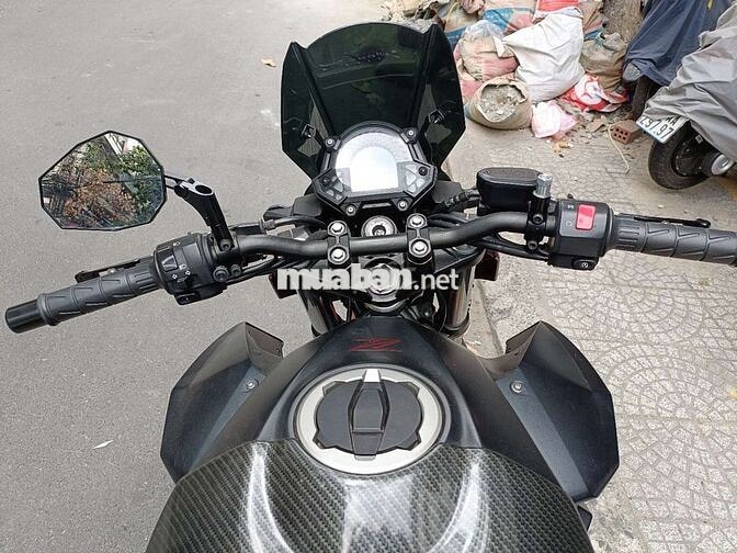 Kawasaki Z400 10.000km Đen đỏ chính chủ biển 43