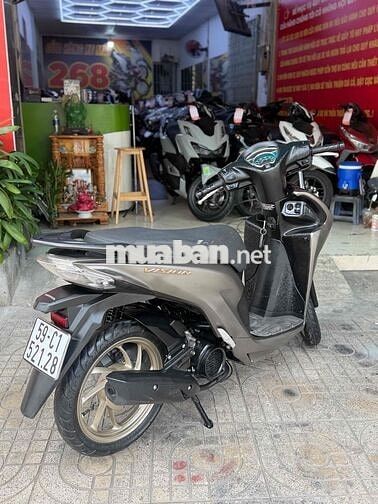 Honda Vision 2025 Biển TPHCM Xám Mâm Đồng Zin Chất