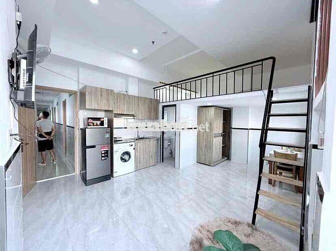 PHÒNG TRỌ CÓ GÁC BANCOL RỘNG HƠN 40M2 GẦN ĐẠI HỌC VĂN LANG