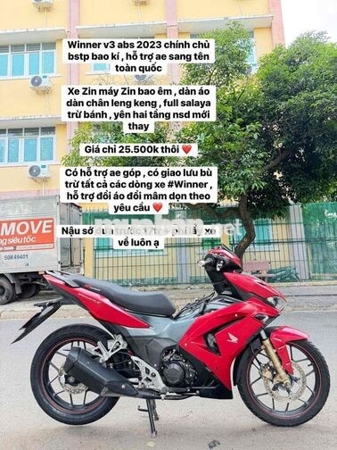 Honda Winner X V3 ABS 2023 BSTP chính chủ bao kí