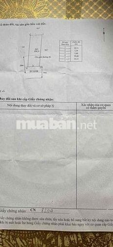 ĐẤT MẶT TIỀN ĐƯỜNG DT 835 B PHƯỚC LÝ , CẦN GIUỘC 496 M2 ĐẸP