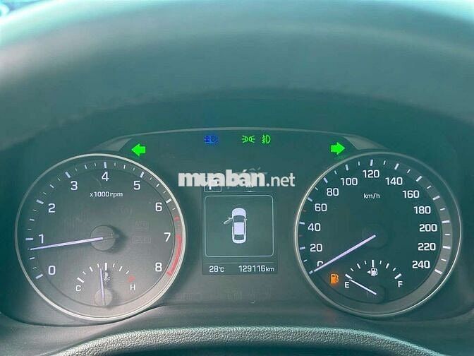 ELANTRA 1.6L SX 2016 TỰ ĐỘNG 128000KM BẢO HÀNH1NAM