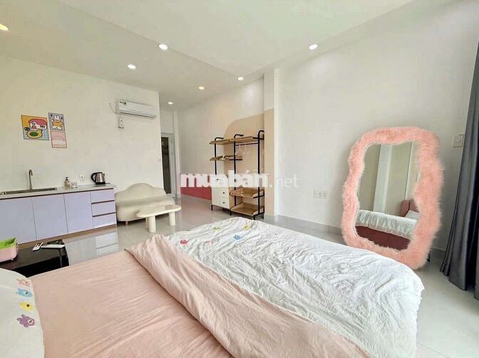 CHO THUÊ STUDIO 37M2 NGUYỄN VĂN ĐẬU - BAN CÔNG - GẦN CHỢ BÀ CHIỂU