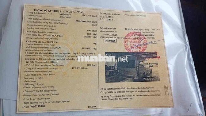 Ford Transit 2014 3 chỗ Vàng cát