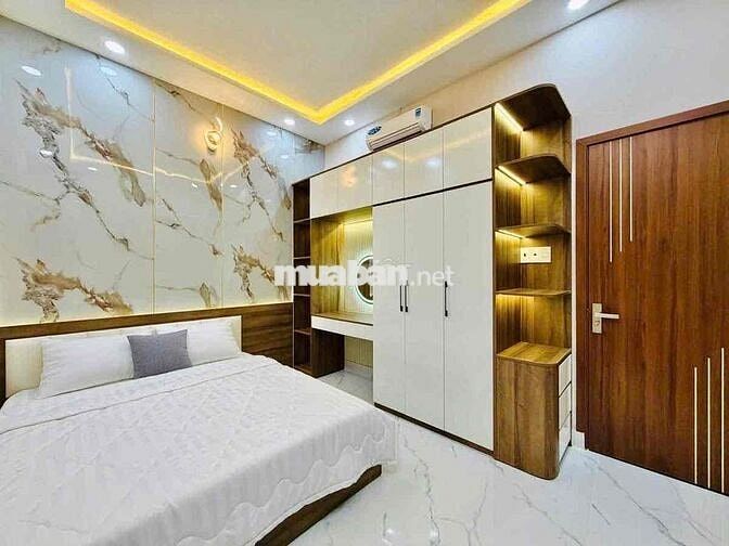 Nhà đường Quang Trung gò vấp 4.3x10,5m 2 PN